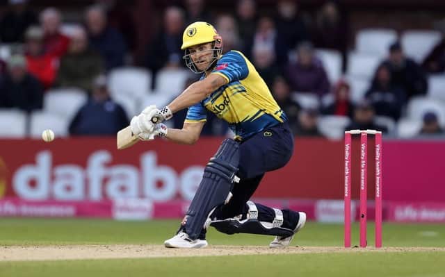 Sam Hain hit 45 from 28 balls as the Bears were beaten by Durham.