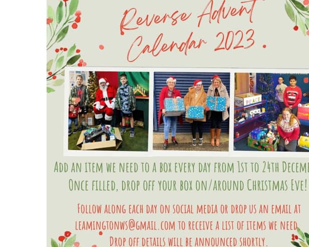LWS Night Shelter, which is based at the Radford Road Church, will be starting its appeal on December 1, where the charity will be posting an image of an item they need on their social media channels every day until December 24. Photo supplied