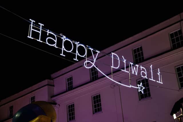 A celebration of Diwali, the festival of lights, will be held outside the town hall in Leamington on October 29 at 6.30pm where the ‘Happy Diwali’ light will be switched on. Photo supplied by Warwick District Council