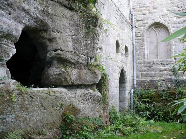Guy's cave at Guy's Cliffe in Warwick. Photo supplied by Guy of Warwick Society