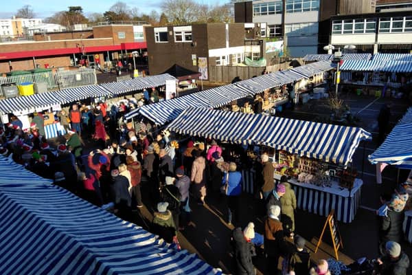 More than 2,000 people attended the Christmas market in Kenilworth. Photo supplied