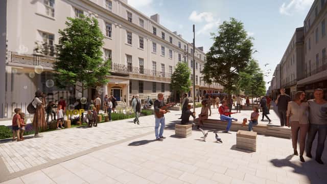 A computer generated image of how the north of the Parade could look. Picture supplied.