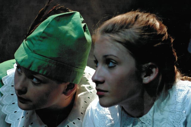 Spa Theatre Company Juniors' cast members in Peter Pan in 2005. Credit: Spa Theatre Company Juniors