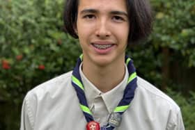 Nathan Barnard will be representing the UK at the Roverway 2024 event. Photo supplied