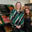 Faye Abbott and Bianca Rodrigues Perry at Lillington Pantry. Credit: Rich Smith.