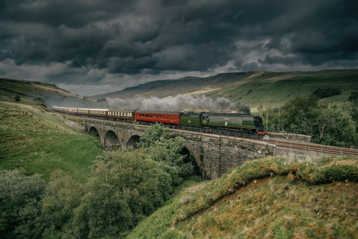 Chuffing Chuffing great trip on historic steam train