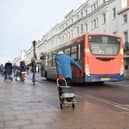 A Stagecoach bus on the Parade in Leamington. Photo by Alex Green