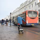 A Stagecoach bus on the Parade in Leamington. Photo by Alex Green