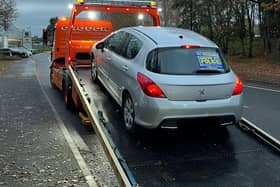 The car was seized.