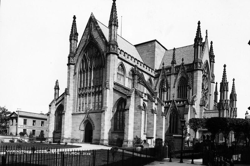 All Saints' Church, Leamington circa 1910.