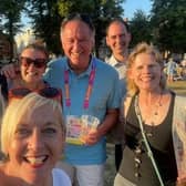 Closing ceremony staff with Andrew Day