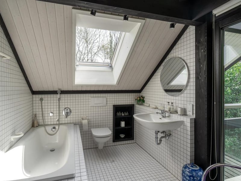 One of the bathrooms.