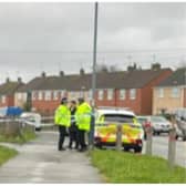 Police cordoned off the area around St Margarets Road at about 1.20pm yesterday (Sunday January 14)