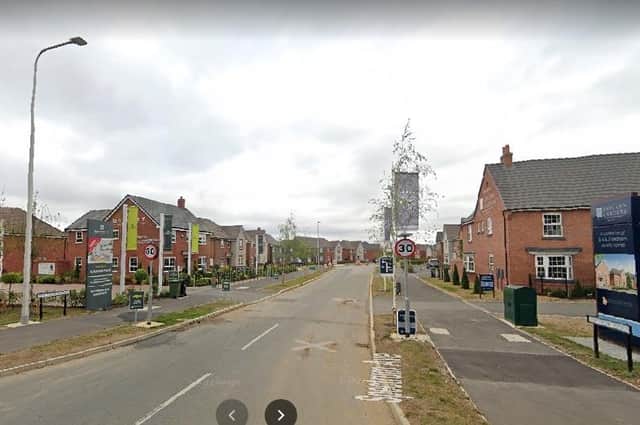 New homes off Ashlawn Road, the first wave of the thousands planned for South-West Rugby under the borough's current Local Plan. Photo: Google Street View.