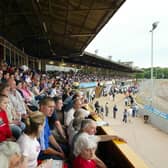 Crowds at Coventry Speedway.