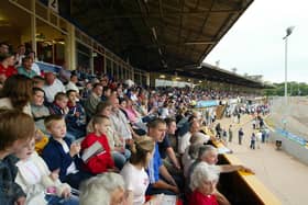 Crowds at Coventry Speedway.