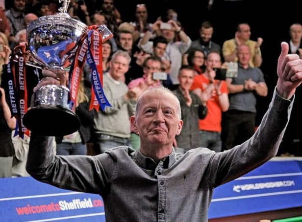Steve David OBE with one of his trophies. Photo supplied