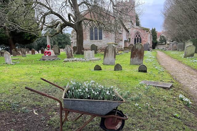 The church will be the focal point for Snowdrop Day at Leamington Hastings