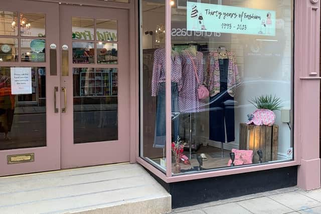 The shop in Bank Street.