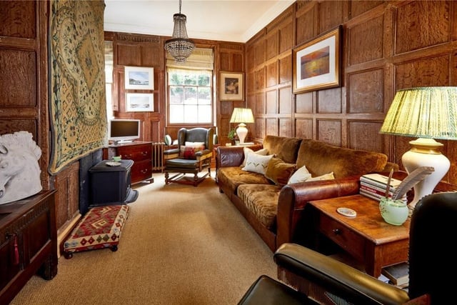 The Grade II listed townhouse still retains some period features.  Photo by Savills