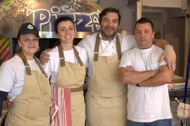 Jose and Geanina Ribeiro and the team