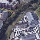 The work which is being undertaken by Severn Trent Water is the first stage of a multi-million pound programme to improve water quality in the River Leam, by
reducing overflows and spills from the local sewer network. Photo by Google Maps