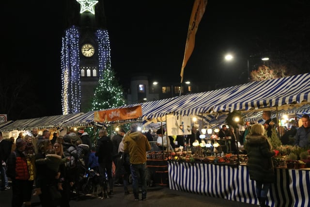 Kenilworth held two Christmas lights switch ons over the weekend. Photo by Warwick District Council