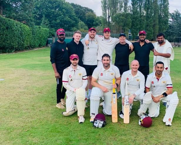 Rugby Cricket Club's second team gained promotion last season