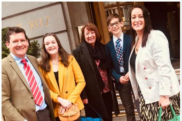 The Ludford family: James, Izzy, Geraldine Thompson, Charles and Jennie. Photo supplied