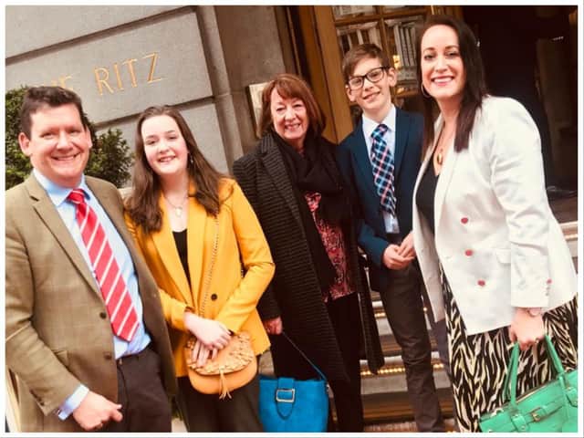 The Ludford family: James, Izzy, Geraldine Thompson, Charles and Jennie. Photo supplied