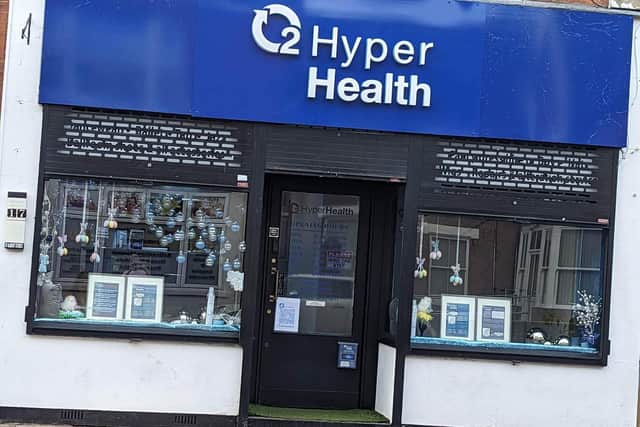 The new shop in Albert Street, Rugby.