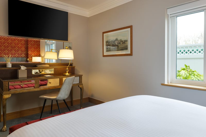 One of the bedrooms.