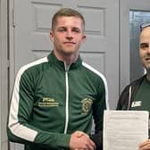 Nick Leahy signs with Jon Pegg after turning pro.