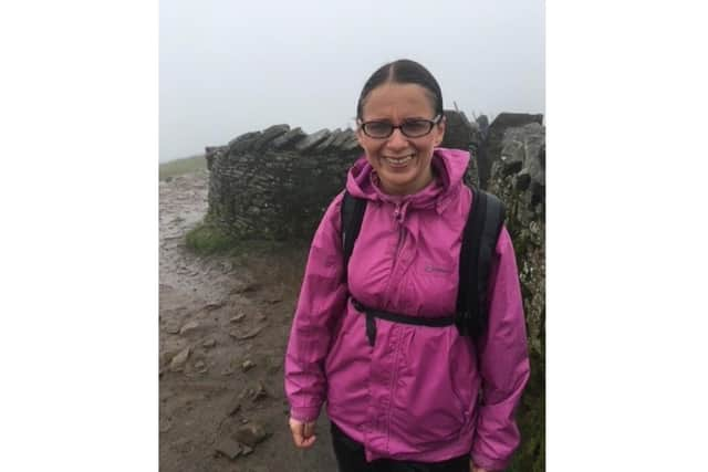 Sarah Macmurdie during her three peaks challenge. Photo supplied