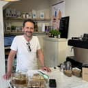 Nuova owner Wayne Tuton offers coffee and cake, as well as an intriguing range of furniture, lighting and gifts at the new shop.