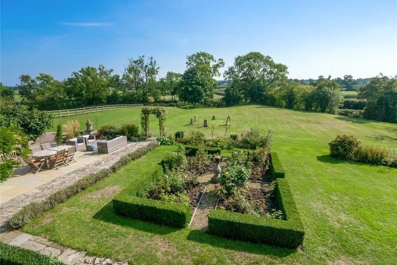 One of the garden areas on the estate. Photo by Fisher German