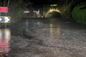 Chaos on the roads in Rugby villages. Picture: Floodwatch4x4-UK