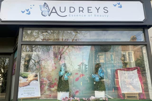 Audrey's Essence of Beauty is celebrating its 20th anniversary of opening in Leamington on Saturday (September 23). Picture supplied.