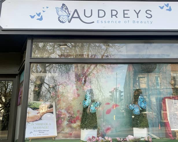 Audrey's Essence of Beauty is celebrating its 20th anniversary of opening in Leamington on Saturday (September 23). Picture supplied.