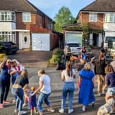 Residents in Highland Road held a street party which included party games, a royal-themed quiz and set from the band Room 17 who had people dancing in the street.