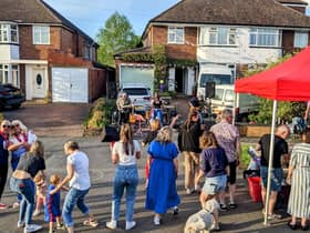 Residents in Highland Road held a street party which included party games, a royal-themed quiz and set from the band Room 17 who had people dancing in the street.