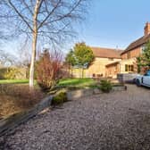 An exterior view of the property.