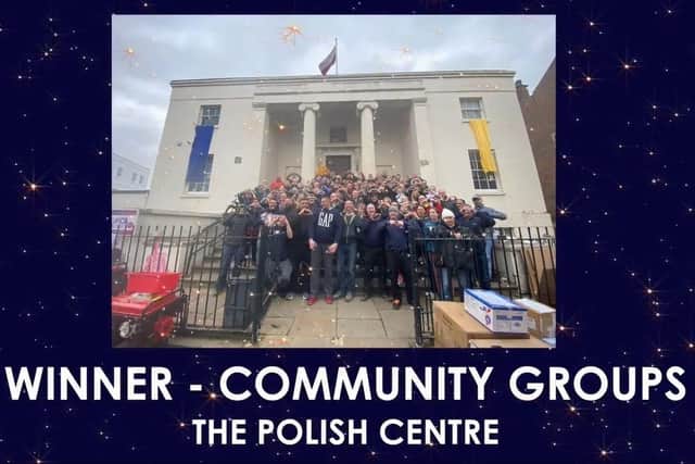 The Community Groups category winner The Polish Centre in Leamington.