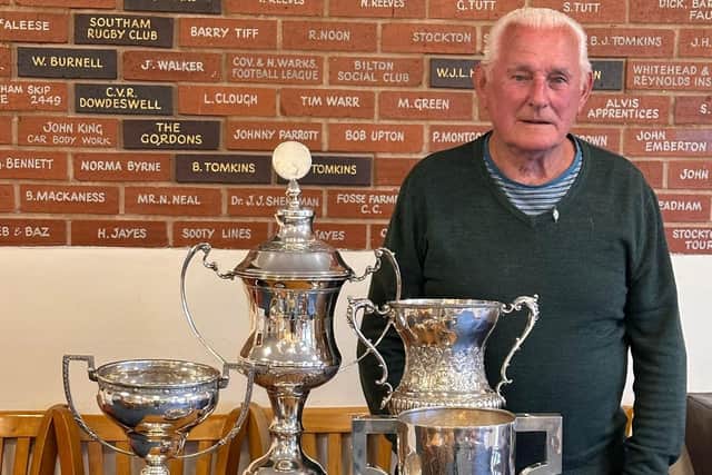 Celebrating 50 years of Leamington Hibernian FC. Hibs co-founder Jim Barry. Photo courtesy of Alan Guilford.