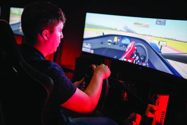 Silverstone Racing Simulator Motorsport fans and avid gamers get revved up at Silverstone Museum’s ...