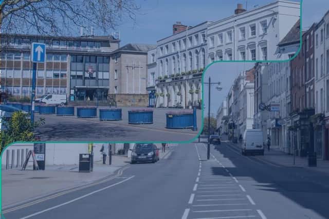 Warwick and Leamington town centres. Credit: Warwickshire Police.