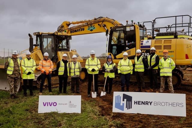 Henry Brothers and VIVO Defence break ground on £6m scheme at Gamecock Barracks near Nuneaton