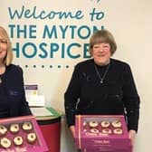 Crest Nicholson delivers cupcakes to residents at Myton Hospice