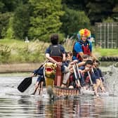 A previous Warwick Dragon Boat Festival Race. Photo by Sarah Hill  of Gecko Photography.