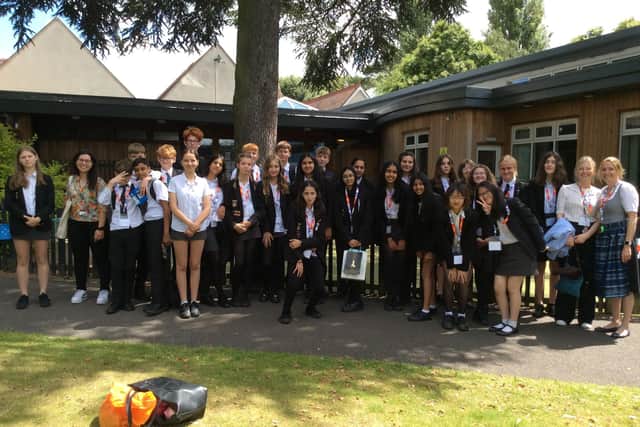 Myton School and Warwick School students helped out during the day, with Myton pupils leading the assemblies about the importance of learning a different language.
